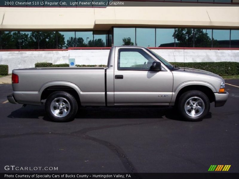 Light Pewter Metallic / Graphite 2003 Chevrolet S10 LS Regular Cab