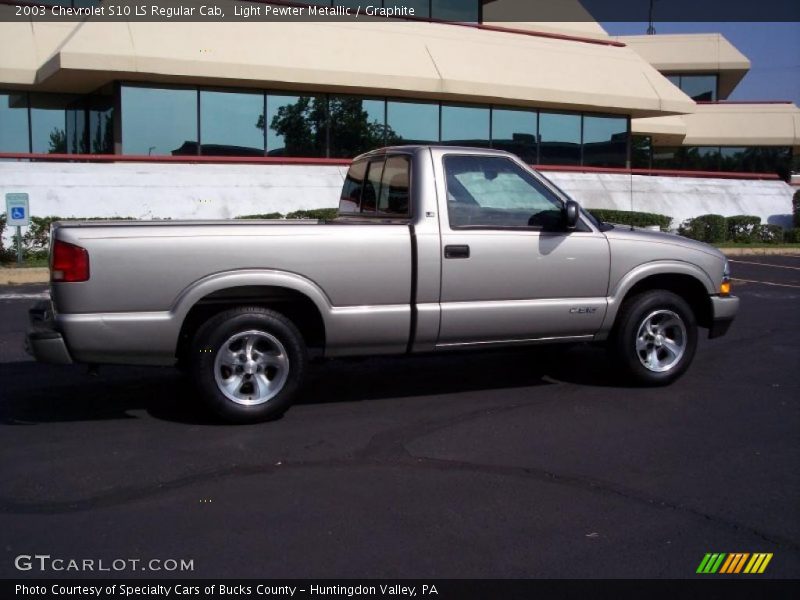 Light Pewter Metallic / Graphite 2003 Chevrolet S10 LS Regular Cab