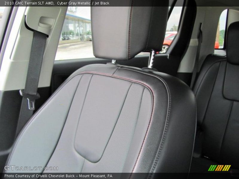Cyber Gray Metallic / Jet Black 2010 GMC Terrain SLT AWD