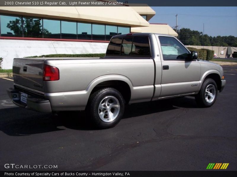 Light Pewter Metallic / Graphite 2003 Chevrolet S10 LS Regular Cab