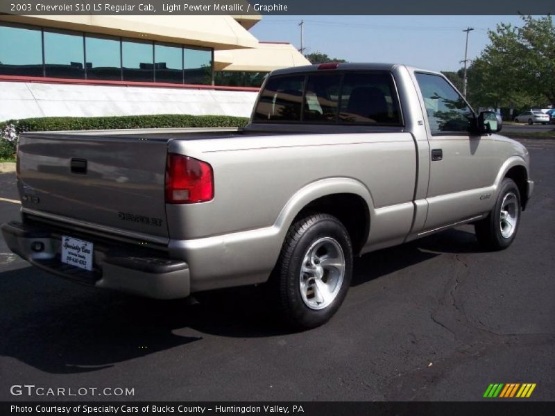 Light Pewter Metallic / Graphite 2003 Chevrolet S10 LS Regular Cab