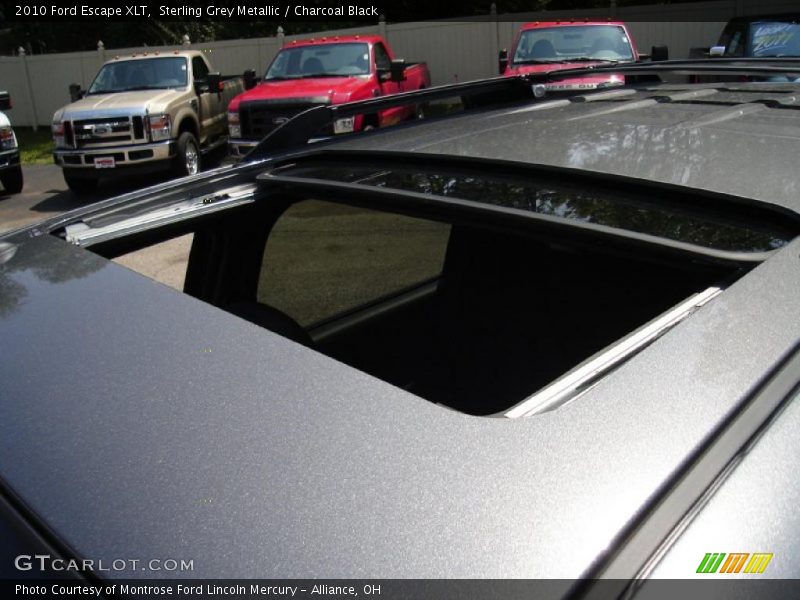 Sterling Grey Metallic / Charcoal Black 2010 Ford Escape XLT