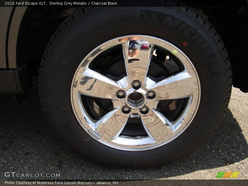 Sterling Grey Metallic / Charcoal Black 2010 Ford Escape XLT