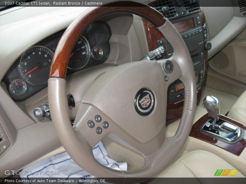 Radiant Bronze / Cashmere 2007 Cadillac CTS Sedan