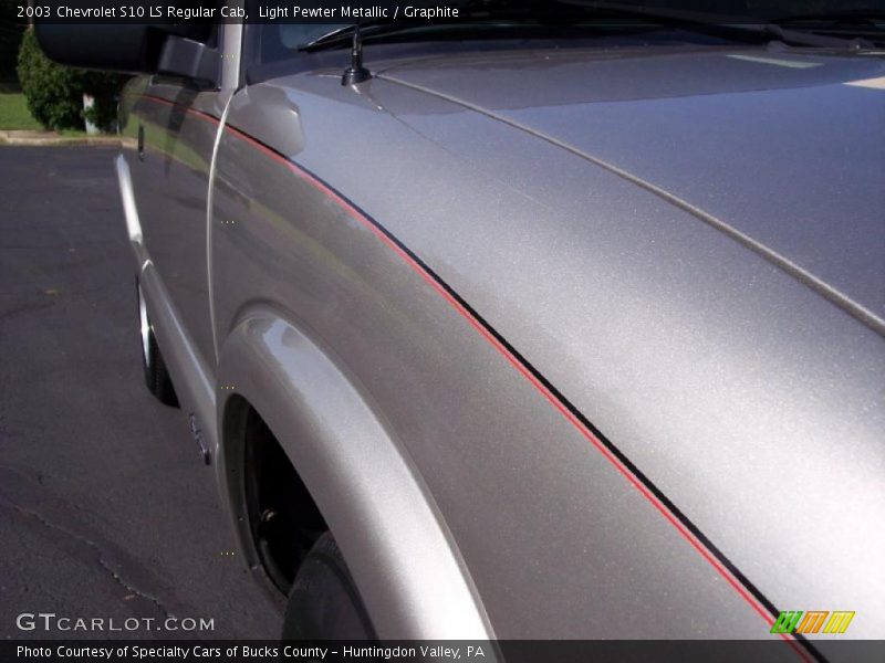 Light Pewter Metallic / Graphite 2003 Chevrolet S10 LS Regular Cab