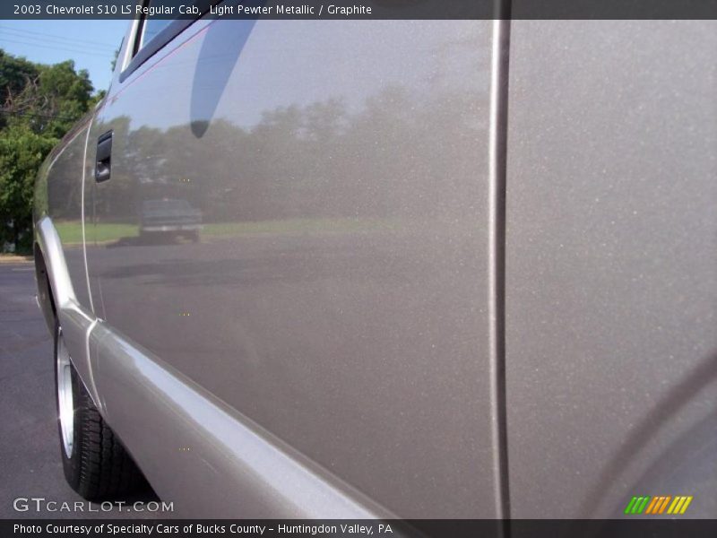 Light Pewter Metallic / Graphite 2003 Chevrolet S10 LS Regular Cab