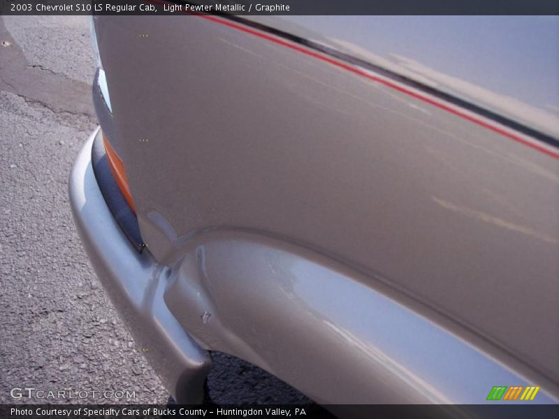 Light Pewter Metallic / Graphite 2003 Chevrolet S10 LS Regular Cab