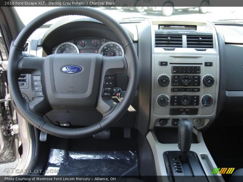 Sterling Grey Metallic / Charcoal Black 2010 Ford Escape XLT