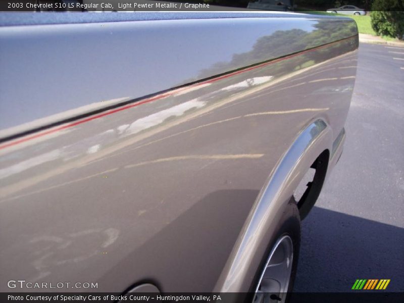 Light Pewter Metallic / Graphite 2003 Chevrolet S10 LS Regular Cab