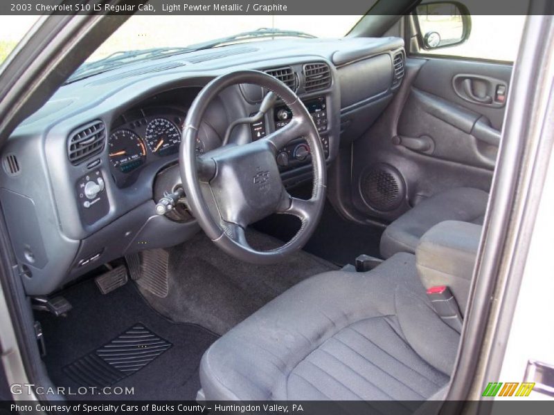 Light Pewter Metallic / Graphite 2003 Chevrolet S10 LS Regular Cab