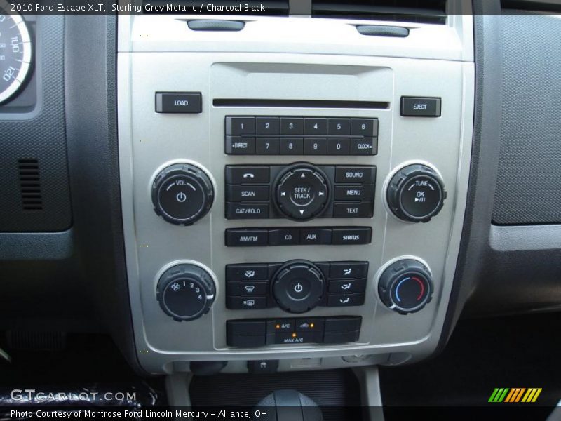 Sterling Grey Metallic / Charcoal Black 2010 Ford Escape XLT