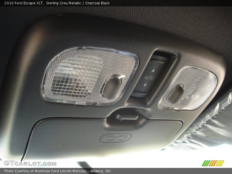 Sterling Grey Metallic / Charcoal Black 2010 Ford Escape XLT