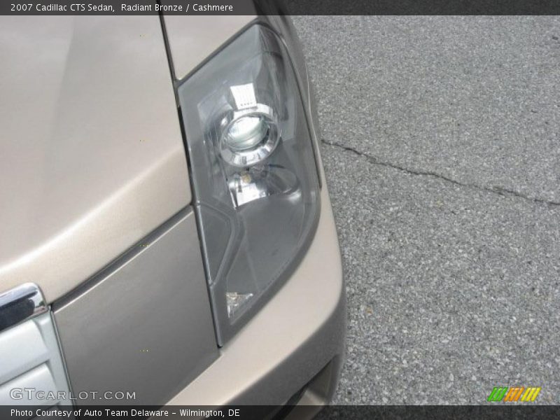 Radiant Bronze / Cashmere 2007 Cadillac CTS Sedan