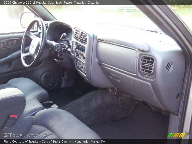 Light Pewter Metallic / Graphite 2003 Chevrolet S10 LS Regular Cab