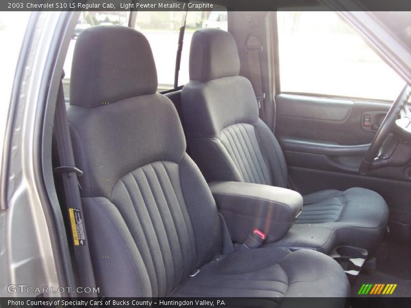 Light Pewter Metallic / Graphite 2003 Chevrolet S10 LS Regular Cab
