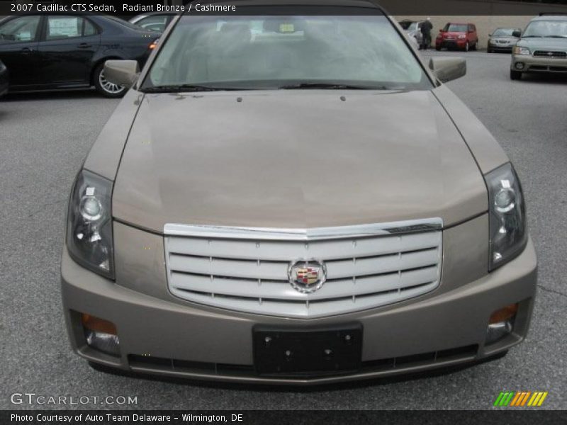 Radiant Bronze / Cashmere 2007 Cadillac CTS Sedan