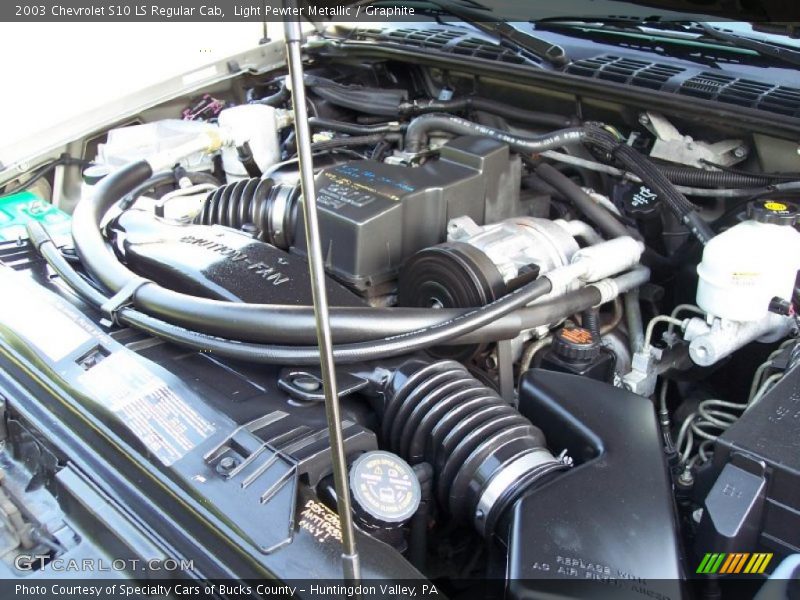 Light Pewter Metallic / Graphite 2003 Chevrolet S10 LS Regular Cab