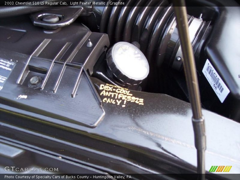Light Pewter Metallic / Graphite 2003 Chevrolet S10 LS Regular Cab