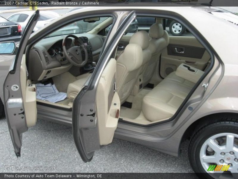 Radiant Bronze / Cashmere 2007 Cadillac CTS Sedan