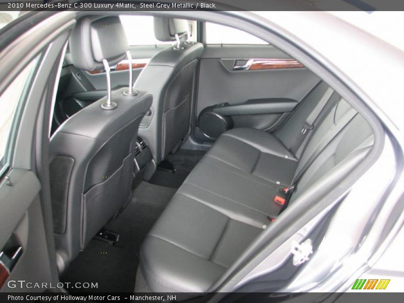 Steel Grey Metallic / Black 2010 Mercedes-Benz C 300 Luxury 4Matic