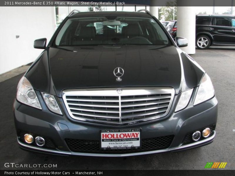 Steel Grey Metallic / Black 2011 Mercedes-Benz E 350 4Matic Wagon