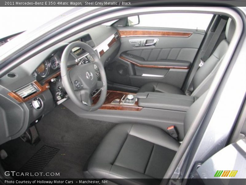 Steel Grey Metallic / Black 2011 Mercedes-Benz E 350 4Matic Wagon