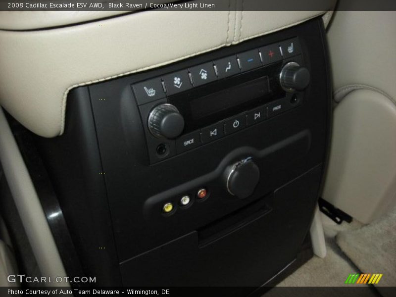 Black Raven / Cocoa/Very Light Linen 2008 Cadillac Escalade ESV AWD