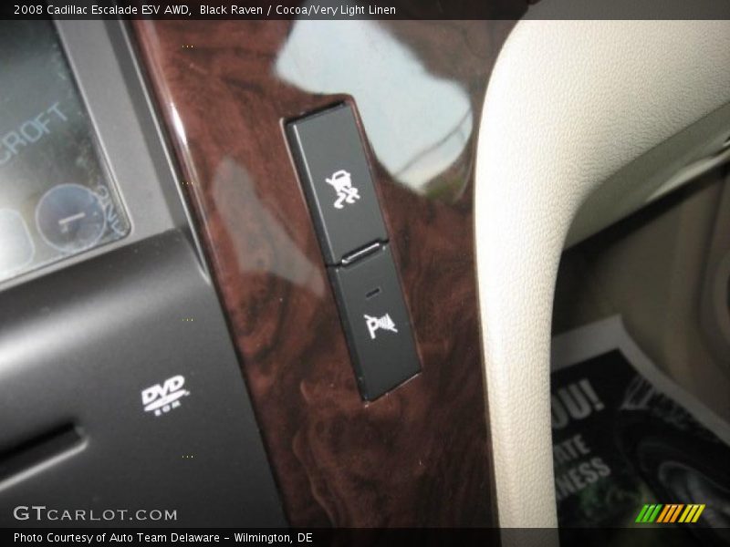 Black Raven / Cocoa/Very Light Linen 2008 Cadillac Escalade ESV AWD
