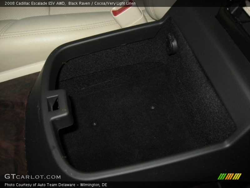 Black Raven / Cocoa/Very Light Linen 2008 Cadillac Escalade ESV AWD