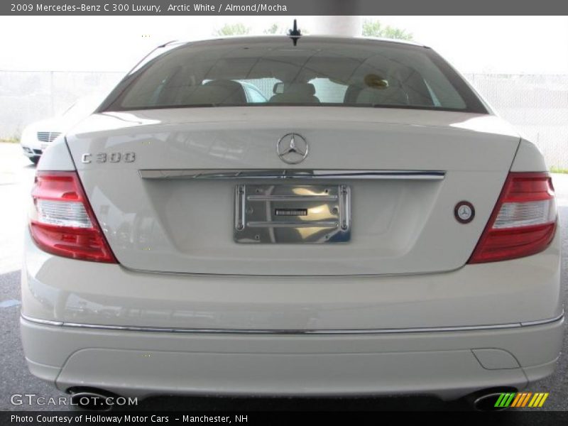 Arctic White / Almond/Mocha 2009 Mercedes-Benz C 300 Luxury