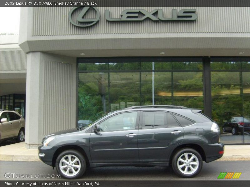 Smokey Granite / Black 2009 Lexus RX 350 AWD