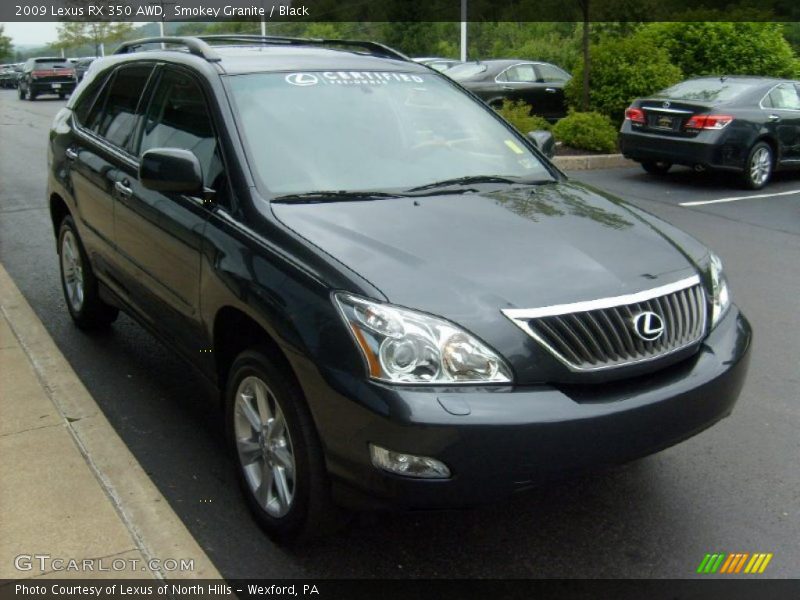 Smokey Granite / Black 2009 Lexus RX 350 AWD