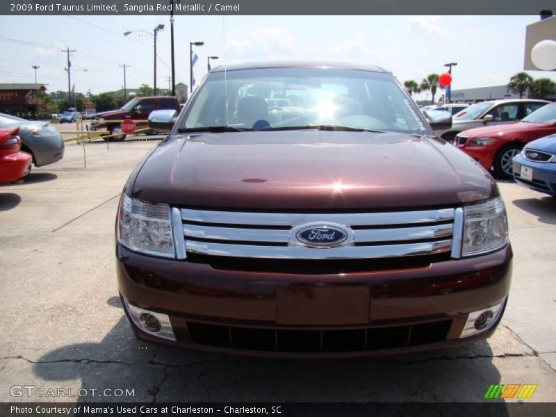 Sangria Red Metallic / Camel 2009 Ford Taurus Limited