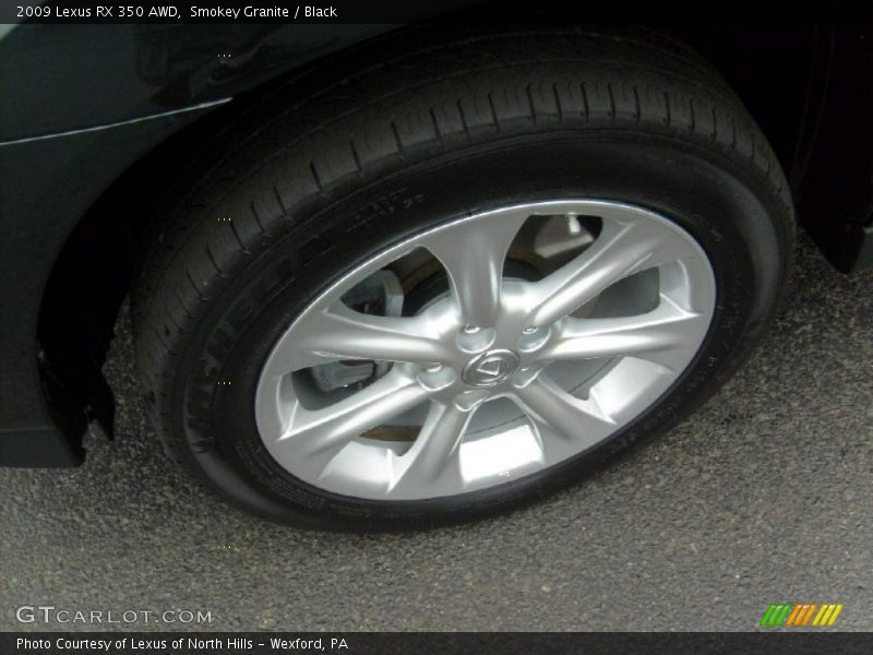 Smokey Granite / Black 2009 Lexus RX 350 AWD
