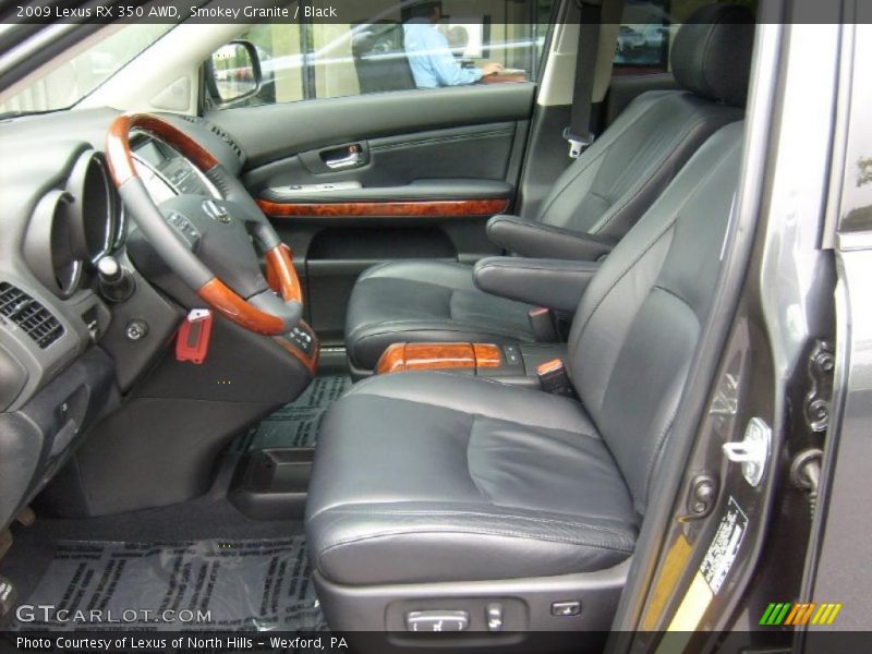 Smokey Granite / Black 2009 Lexus RX 350 AWD