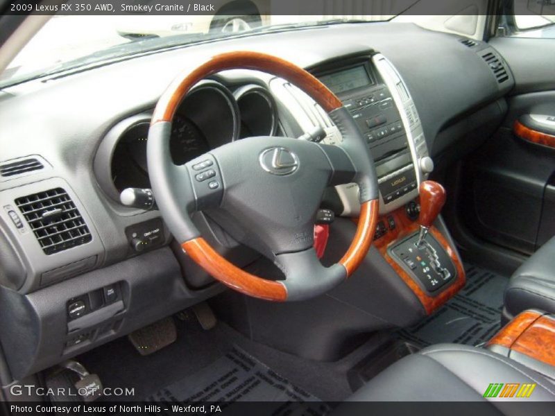Smokey Granite / Black 2009 Lexus RX 350 AWD