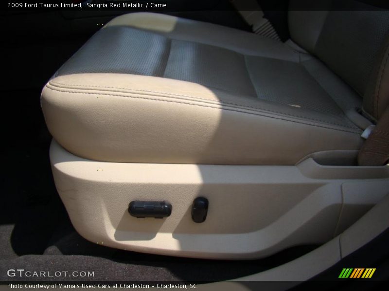 Sangria Red Metallic / Camel 2009 Ford Taurus Limited