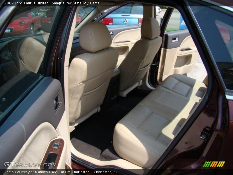 Sangria Red Metallic / Camel 2009 Ford Taurus Limited