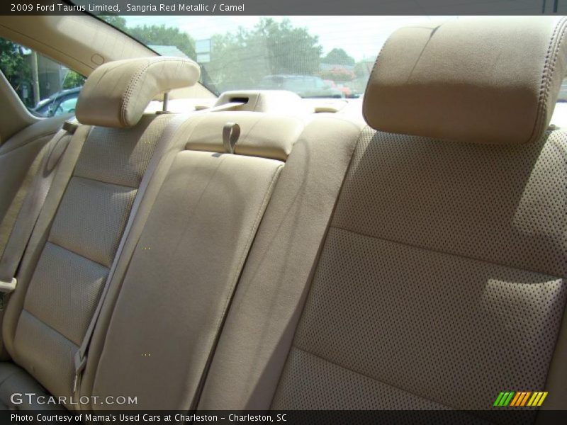 Sangria Red Metallic / Camel 2009 Ford Taurus Limited