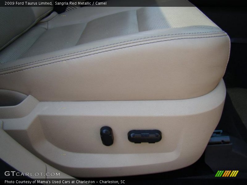 Sangria Red Metallic / Camel 2009 Ford Taurus Limited
