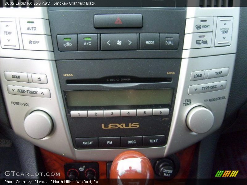 Smokey Granite / Black 2009 Lexus RX 350 AWD