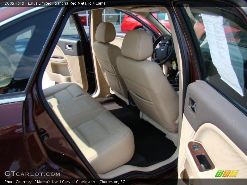Sangria Red Metallic / Camel 2009 Ford Taurus Limited