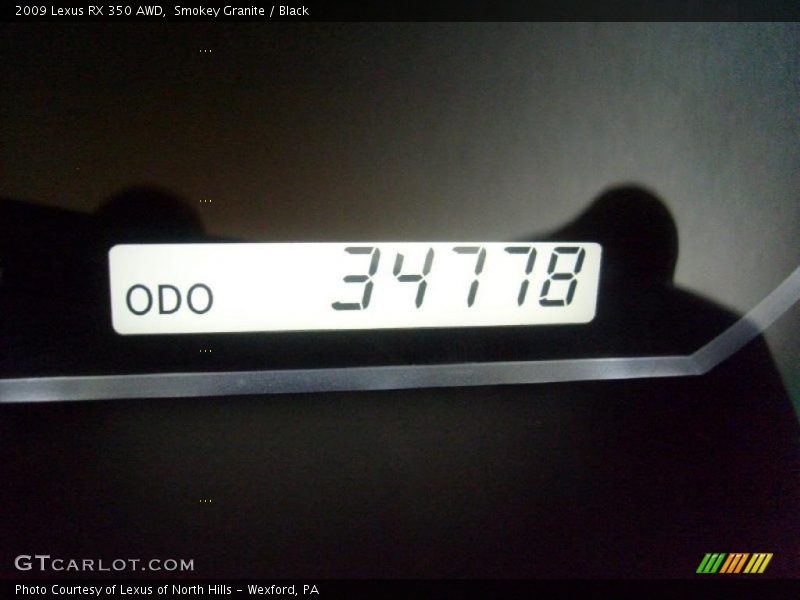 Smokey Granite / Black 2009 Lexus RX 350 AWD