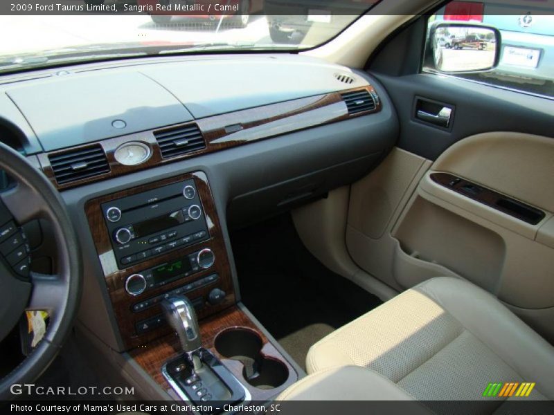Sangria Red Metallic / Camel 2009 Ford Taurus Limited