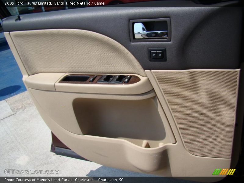 Sangria Red Metallic / Camel 2009 Ford Taurus Limited