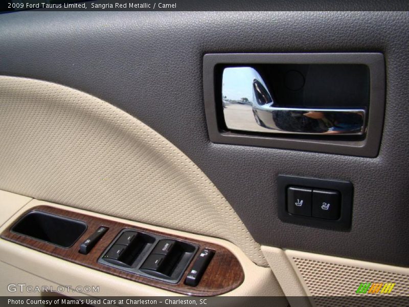 Sangria Red Metallic / Camel 2009 Ford Taurus Limited