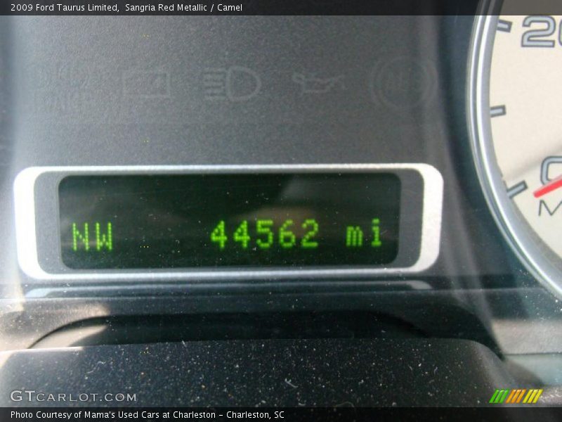Sangria Red Metallic / Camel 2009 Ford Taurus Limited