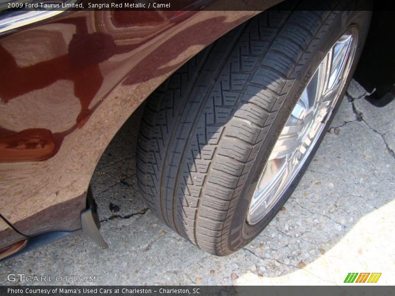 Sangria Red Metallic / Camel 2009 Ford Taurus Limited