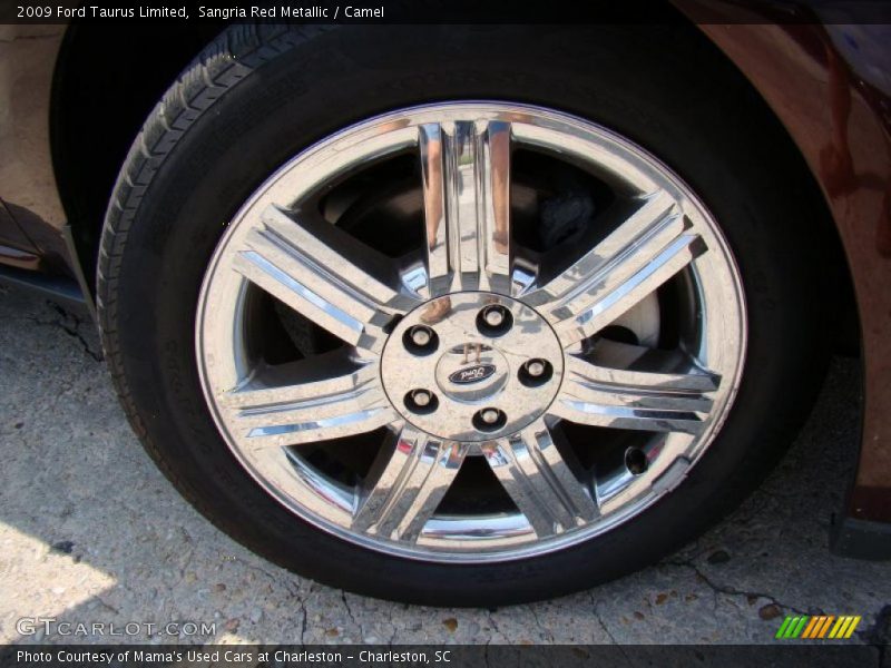 Sangria Red Metallic / Camel 2009 Ford Taurus Limited