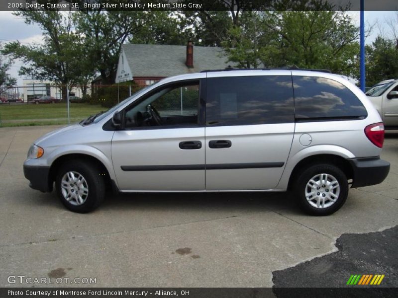 Bright Silver Metallic / Medium Slate Gray 2005 Dodge Caravan SE